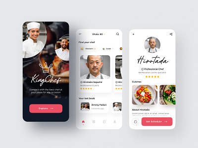 Chef Booking App booking delivery food reservation