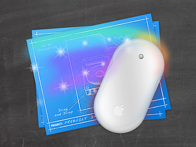 iDMG blueprint disk icon image mac mighty mouse