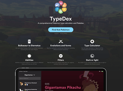 New TypeDex Promo Site pokemon typedex website