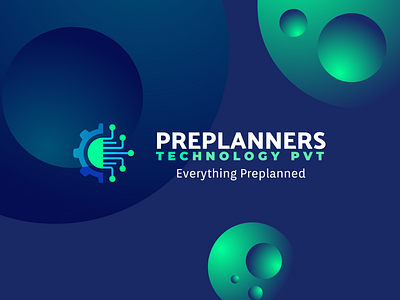 Preplanners Tech Logo 3d animation branding christeena christeenavince chumma.design design graphic design illustration illustrator logo motion graphics ui vector