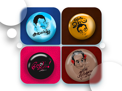 Malayalam Stickers 3d animation branding christeena chumma chumma.design design graphic design illustration illustrator kichus designs logo motion graphics ui vector