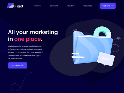 Website Landing Page