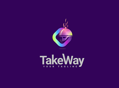 Takeway Logo 3d animation christeena chumma chumma.design design graphic design illustration illustrator logo motion graphics ui