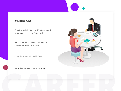 Career | Interview Questions career chumma design illustrator interview