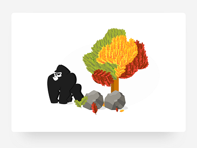 Gorilla chumma chumma.design design design art icon illustration illustrator