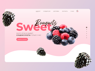 Website design for Sweet bouquets