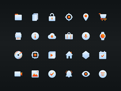 Burning User Interface Icons Set🔥