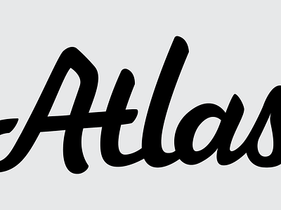 The Atlas Logo branding coffee shop handlettering logo logodesign