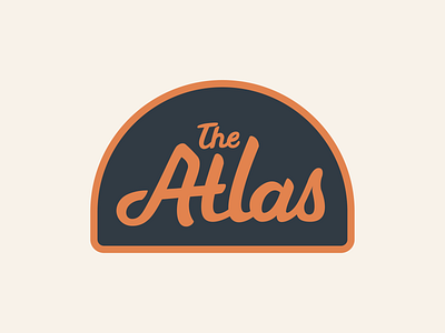 The Atlas - emblem atlas brand identity coffee shop logo emblem