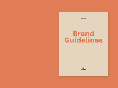 Atlas Brand Guidelines brand guidelines coffee shop graphic design graphic design logo graphic designer logo design rebrand style guide