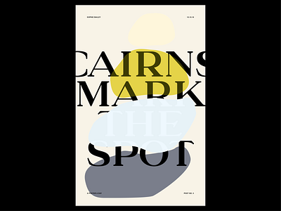 Poster a Day — 03 cairns graphic design poster a day typography