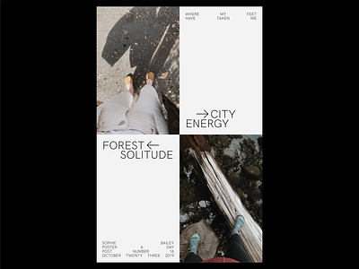 Poster a Day — 16 city create every day forest graphic design grid layout layoutdesign poster a day poster challenge