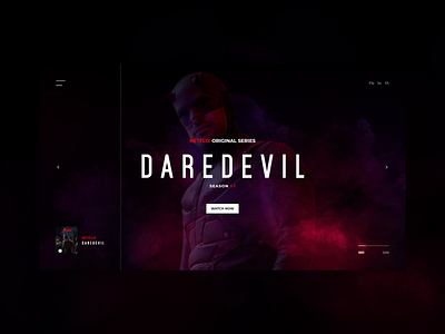 Marvel Daredevil - Shot4Practice daredevil design marvel movie netflix superhero tv tv series ui ux website