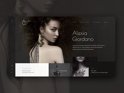 Alexia Giordano debut debutshot design fashion girl icon illustration logo typography ui ux web website