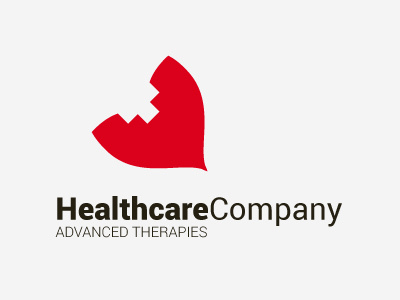 Healthcare Company - Logo template corporate deign design health heart logo red