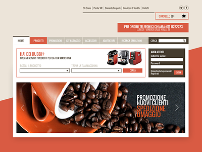 Coffee e-commerce ui design