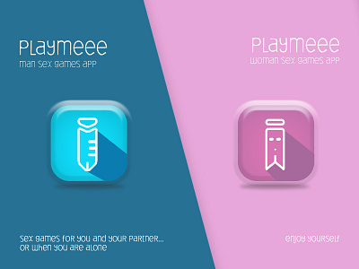 Daily Ui: Day 5 App Icon app blue coloured daily app icon daily ui daily ui 5 icon icon app man pink sex woman