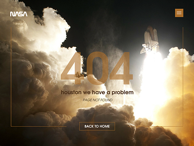 404 Houston we have a problem - Daily Ui 8 404 color daily ui error missing page not found photo ui ui design