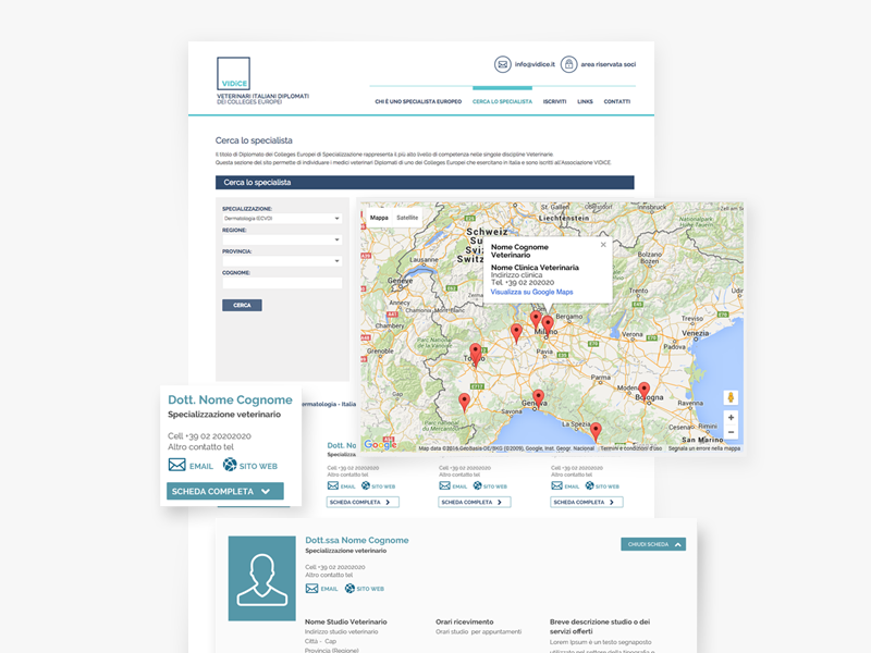 Vidice - UI/UX Design cleare blue clean pet uidesign health web ui ux website webdesign