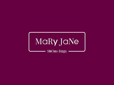 Mary Jane logodesign brand color font logo logo design logofolio purple shoes logo typo typographic wear logo