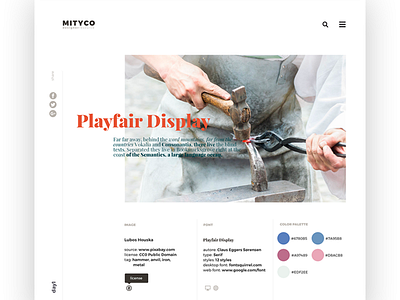Mityco UI/UX designer resource website color designer font minimal resource ui uidesign ux ux design webdesign website