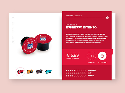 Coffee e-commerce ui product page