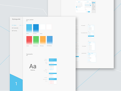 Styleguide - Freebie component library design design system freebie library nested styleguide symbol typography ui ui kit ui pack ux