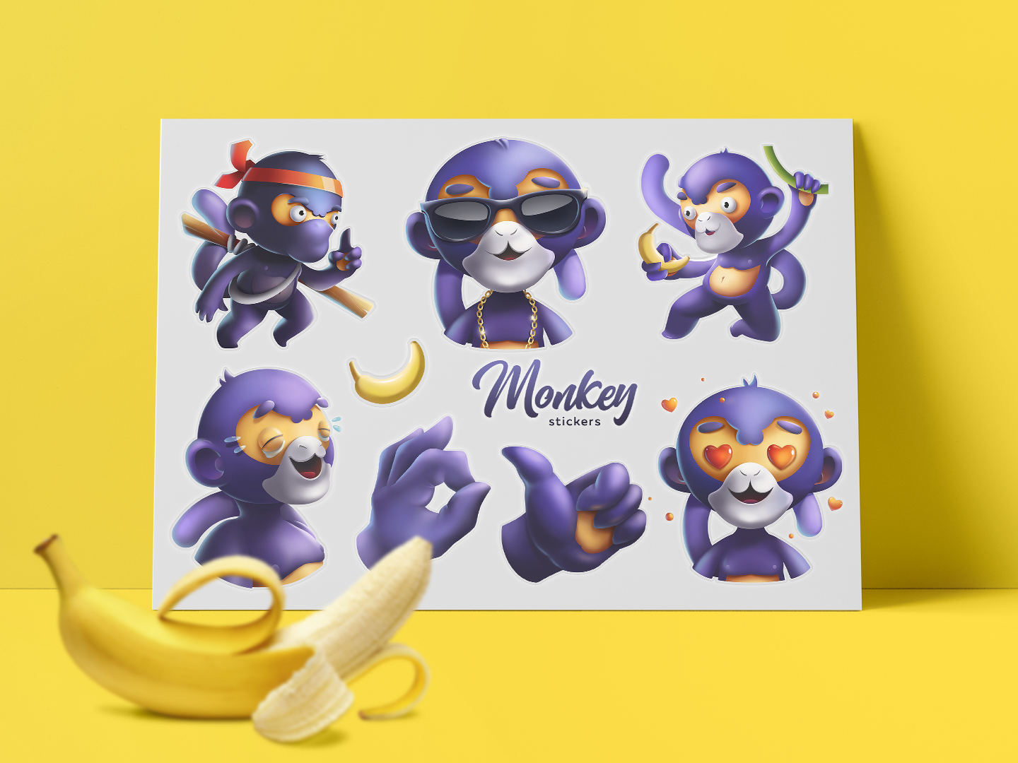 Stickers for Telegram by Viktar Kulinka on Dribbble