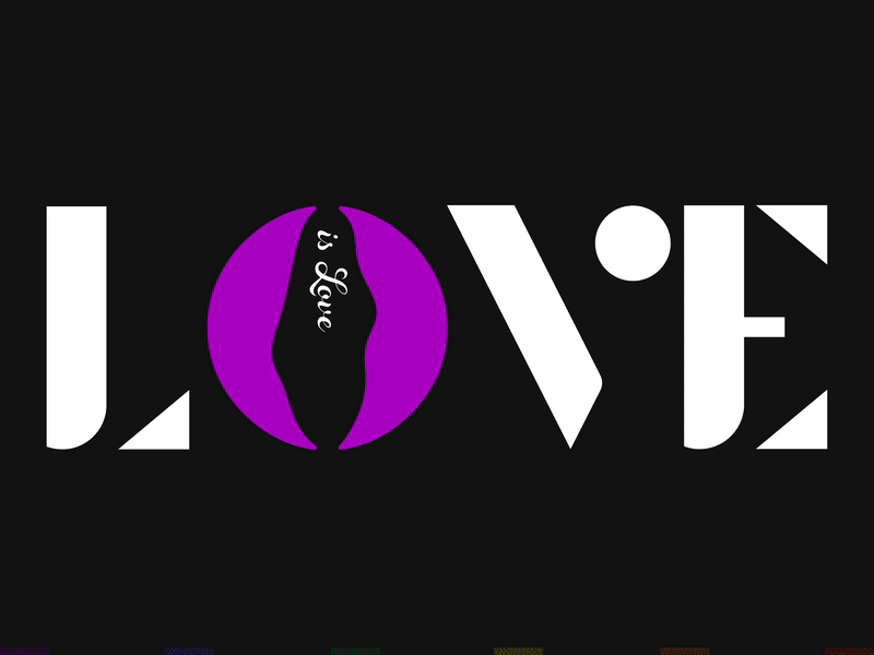 Love Is Love! Celebrating Queer Love and my love for Women! animation celebratelove clitoris gay illustration loveislove motion orgasms pride queerlove queerpride rainbow ui vagina valentinesday women womenpower