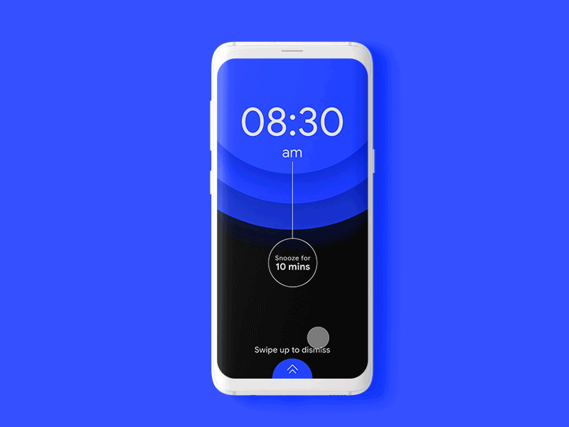 Alarm UI adobexd alarm alarmui android clock design interaction interface mobile motion ui uidesign ux