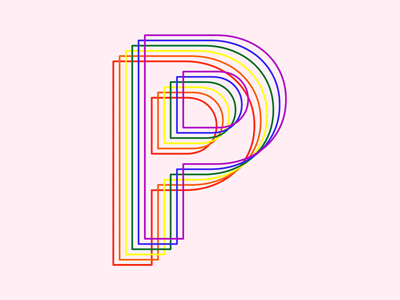 Pride - Animation adobexd animation colorful design happypride letter lgbtq lgbtqia loveislove motion motion design pride pride month pride2019 queer rainbow type typography ui vibrant