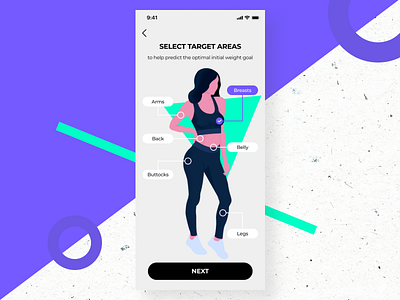 Fitness app concept