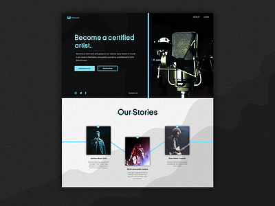 Musicyan - Landing Page