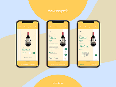 theWineyards - Online Wine Shop app branding design mobile ui uidesign ux