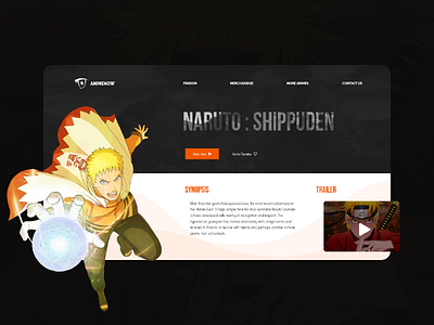 Naruto : Shippuden - Landing Page