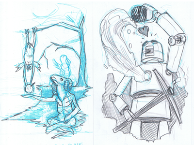 Thumbnail sketches