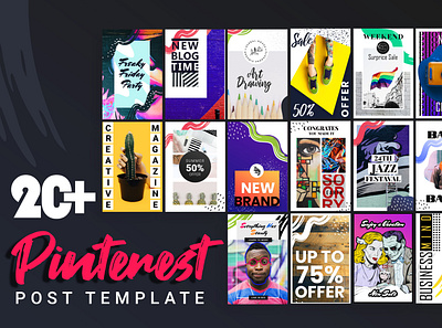 Pinterest Post Templates creative