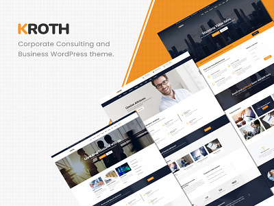 Kroth – Business/Consulting WordPress Theme advisor business company consultancy consulting corporate creative finance financial insurance modern multipurpose professional trader trading