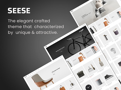 Seese – Responsive eCommerce Theme ajax filters furniture mega menu minimalist page builder portfolio watches woocommerce
