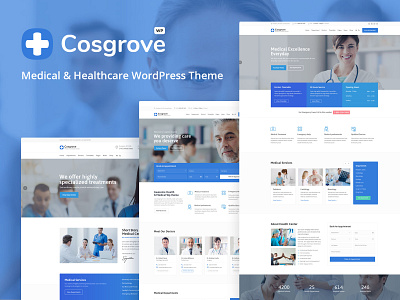 Cosgrove – Medical & Healthcare WordPress Theme beauty business clinic dental doctor health healthcare hospital medical medicine patient pharmacy research therapist treatment wordpress wordpress design