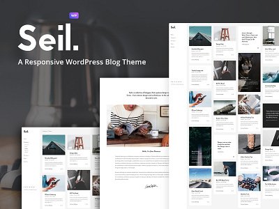 Seil - A Responsive WordPress Blog Theme blog blogger clean creative fashion food gallery instagram lifestyle modern music personal simple slider theme video