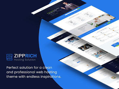 Zipprich – Web Hosting & WHMCS WordPress Theme business theme corporate business theme domain registration domains hosting template hosting theme shared web hosting small business theme web hosting web hosting template whmcs whmcs bridge whmcs template whmcs theme