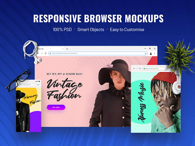 Responsive Screen Mockup