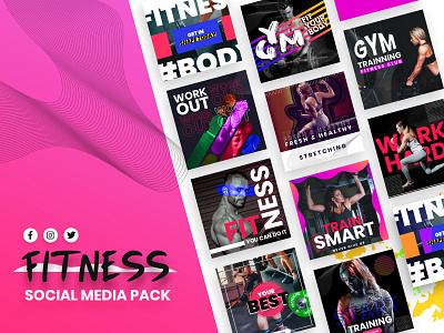 Fitness Social Media Template blog