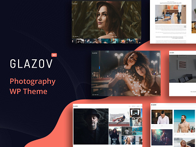 Glazov - Photography WordPress Theme slideshow
