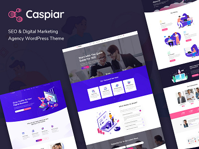 Caspiar – Digital Marketing & Agency WordPress Theme