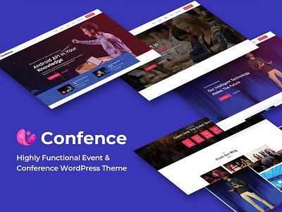 Confence - Event & Conference Elementor Template Kit workshop