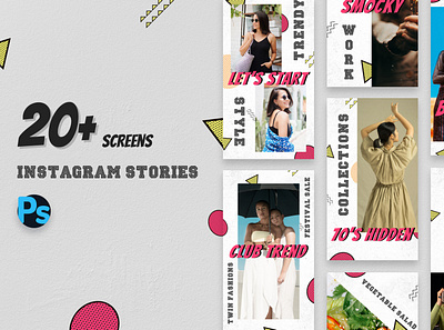 70s Vintage Style Instagram Stories Template