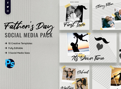 Father's Day Social Media Template
