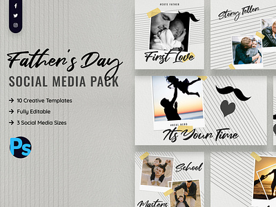 Father's Day Social Media Template